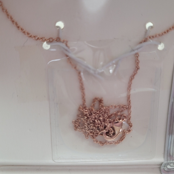 Disney Jewelry LaRocks Necklaces Rose Gold/Silver Flash Plated Minnie Mouse NWT - Picture 4 of 6
